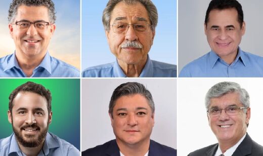 Candidatos Elói Pietá (Solidariedade), Jorge Wilson (Republicanos), Lucas Sanches (PL), Alencar Santana (PT), Márcio Nakashima (PDT) e Waldomiro Ramos (PSB) participarão do debate