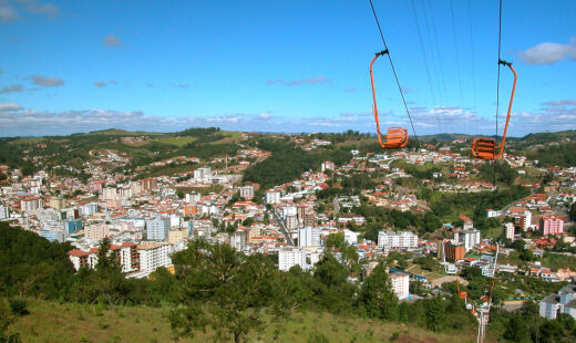 Teleférico de Serra Negra, cidade no interior de SP