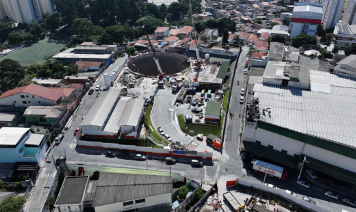 Construção da linha 6 do Metrô de São Paulo