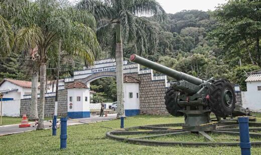 Forte dos Andradas pode ser visitado gratuitamente mediante agendamento e aprovação