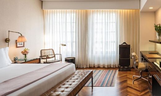 Quarto do Hotel Fasano São Paulo, considerado o melhor de São Paulo por revista especializada