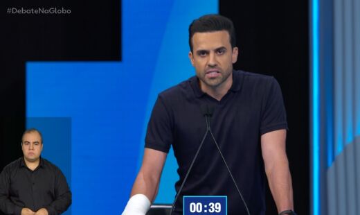 Pablo Marçal, durante debate da TV Globo