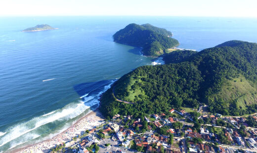 A Praia do Tombo recebe a certificação de Bandeira Azul há 15 anos consecutivos