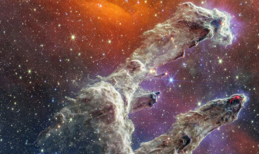 Imagens do espaço capturadas pelo telescópio James Webb 