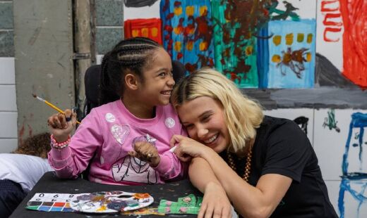 Ação faz parte do UNICEF, no qual a atriz é embaixadora