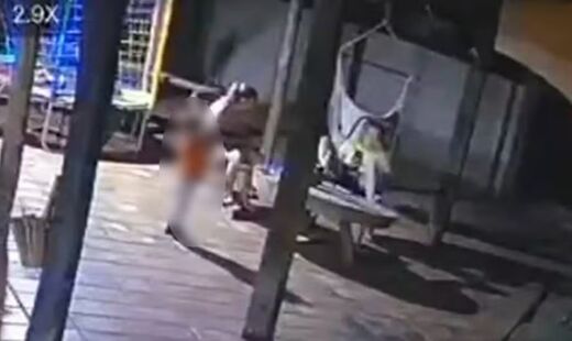Tiros atingiram a mulher no braço e no tórax