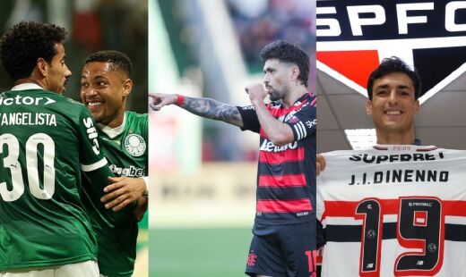 Palmeiras, Flamengo e São Paulo venceram e convenceram na rodada