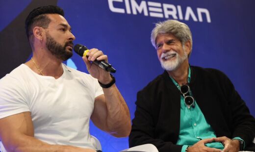Felipe Franco esteve presente, nesta sexta-feira (17/10), no primeiro dia do Mr. Olympia Brasil 2025
