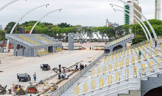 Sambódromo do Distrito Anhembi é um dos símbolos da capital paulista