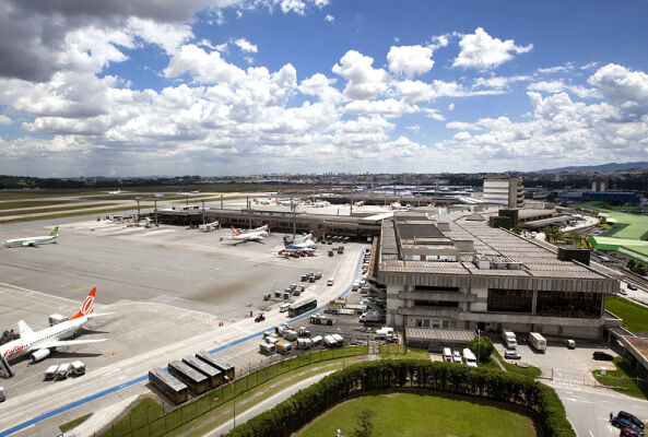 Aeroporto Internacional de São Paulo, em Guarulhos, é considerado o maior do País