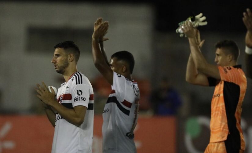 O São Paulo avançou à próxima fase da Copa do Brasil