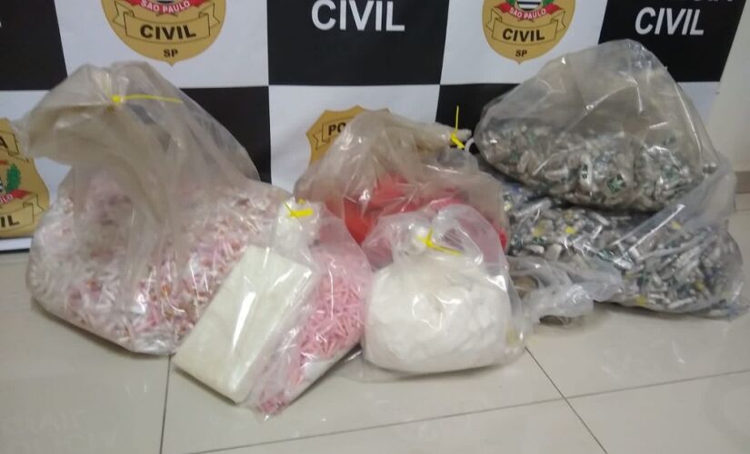 Polícia apreende cerca de 9 mil porções de droga em chácara de Sorocaba