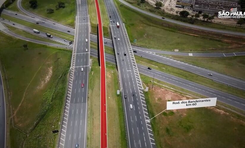 Projeto de ciclovia na rodovia dos Bandeirantes