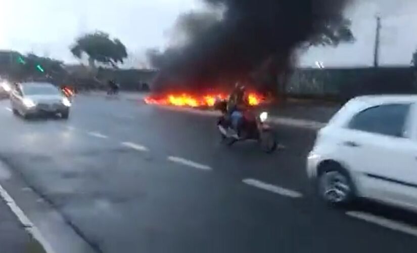 Protesto na Radial Leste