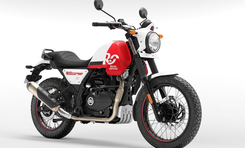 Scram 411 quer ser uma motocicleta multifuncional que combina uma "pegada" autenticamente aventureira com o velho estilo scrambler