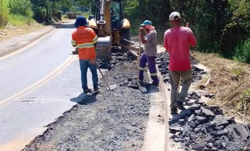 Obras começam a serem realizadas em vias de Igaratá