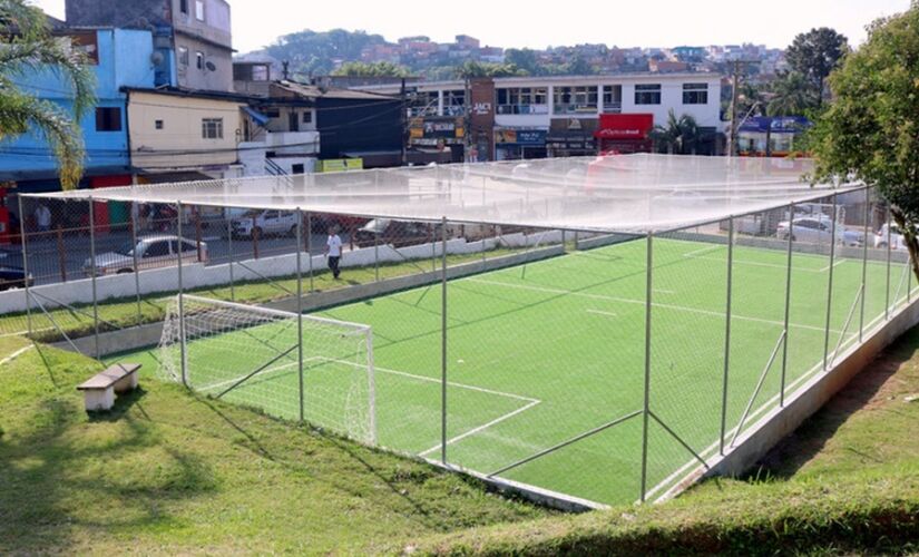 Equipamento esportivo localizado no complexo do Ginásio Mário Covas