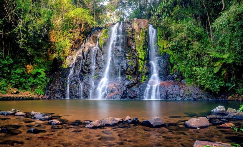 Cascata Dorigon, em São Pedro