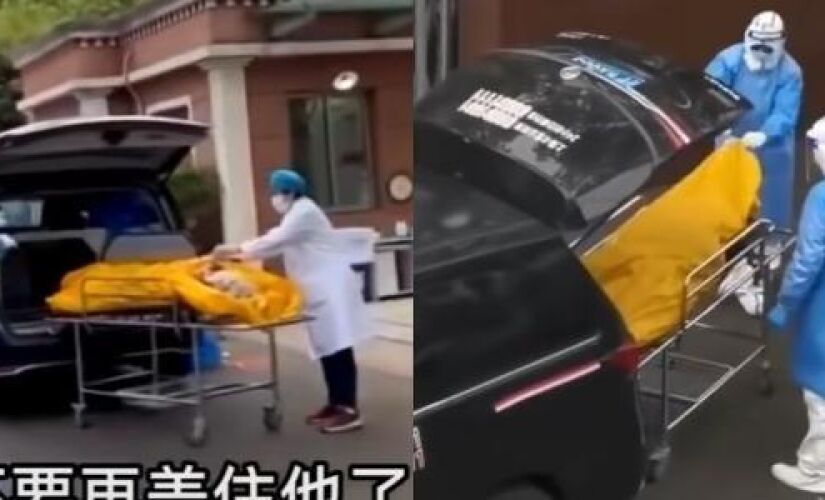 Idoso foi confundido com cádaver na China