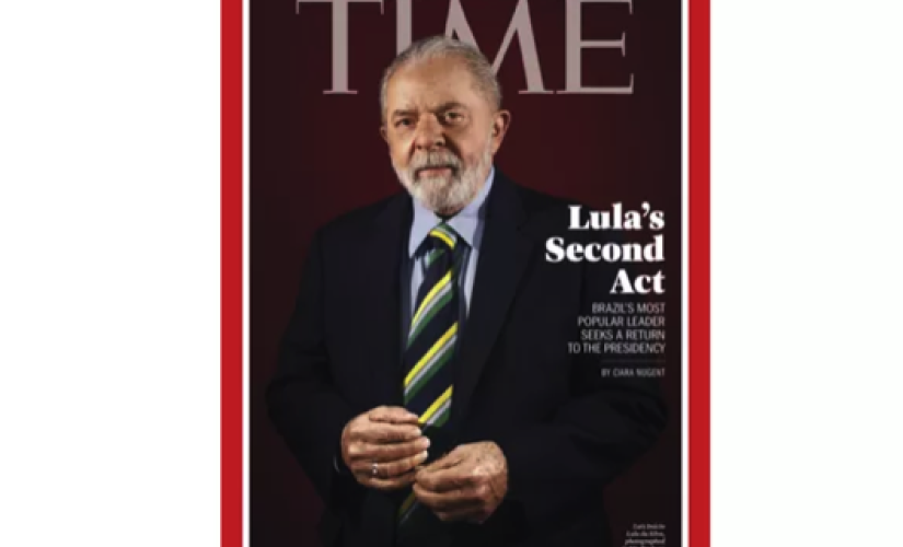 Lula estampa capa da Revista 'Time'