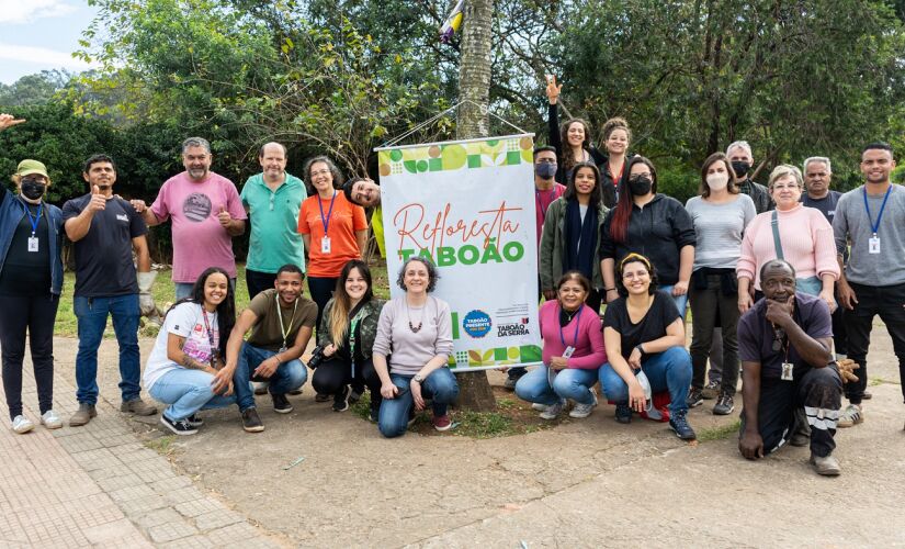 Início das atividades do programa Refloresta Taboão