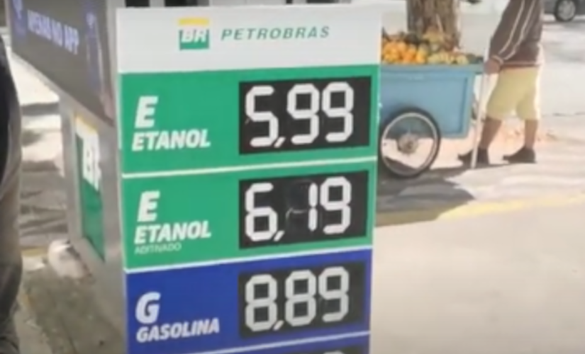 Posto já vende gasolina a quase R$ 9 por litro na Grande SP