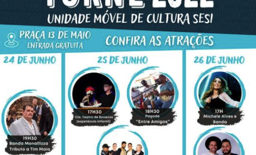 Turnê 2022 da Unidade Móvel de Cultura do Sesi em Porto Feliz