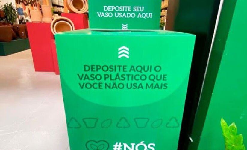 Os vasos serão recolhidos e desmanchados, se tronando matéria-prima novamente