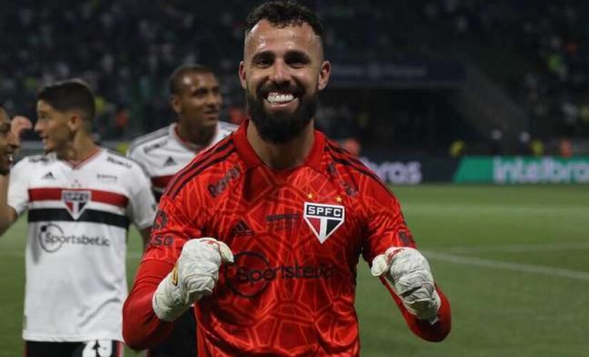 Jandrei será desfalque no gol do São Paulo por mais alguns jogos