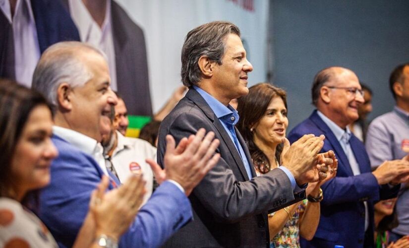 Márcio França, Fernando Haddad e Geraldo Alckmin