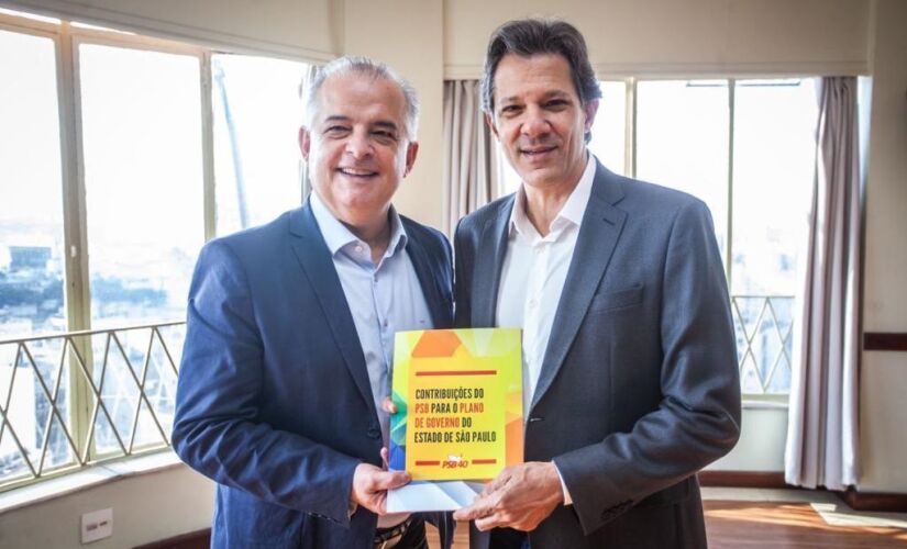 Márcio França e Fernando Haddad