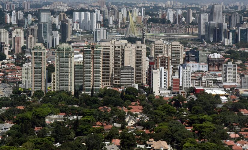 Vista aérea do bairro do Brooklin  