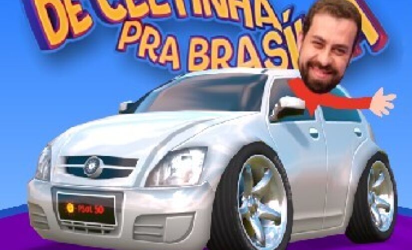 Imagem do game lançado pela campanha de Guilherme Boulos