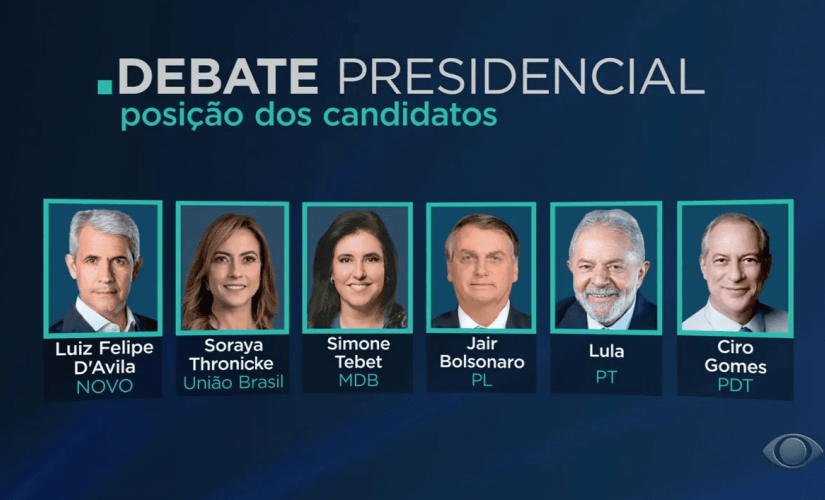 Debate presidencial acontece neste domingo