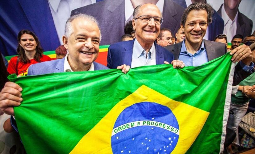 Márcio França, Geraldo Alckmin e Fernando Haddad