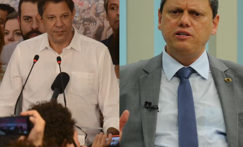  Fernando Haddad (PT) e Tarcísio de Freitas (Republicanos)