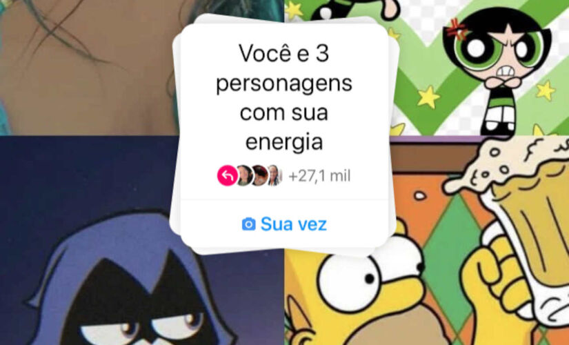 Comentários e memes sobre dificuldade de escolher os personagens se multiplicaram na rede social