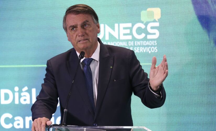 Em discurso, o presidente da República e candidato à reeleição Jair Bolsonaro (PL) chamou seu adversário Luiz Inácio Lula da Silva (PT) de "pinguço",