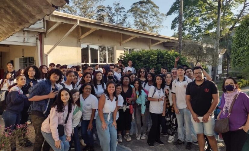 Ao final, os estudantes tiveram a oportunidade de conhecer a Campanha "Ganhe Reciclando"