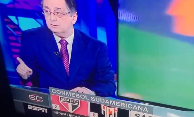 a ESPN disse por meio de sua assessoria de imprensa que o jornalista passou mal e foi atendido no local e encaminhado ao hospital