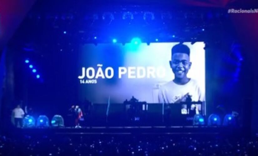 Racionais durante apresentação no Rock in Rio