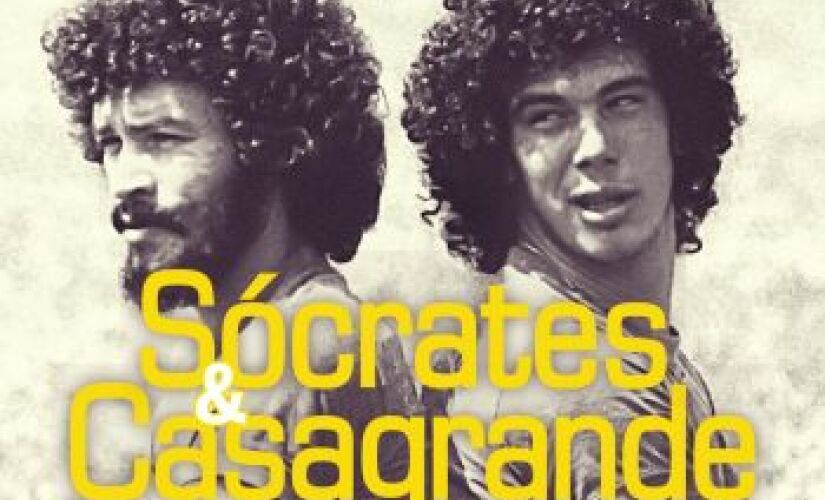 Capa do livro de Casagrande sobre sua relação com Sócrates