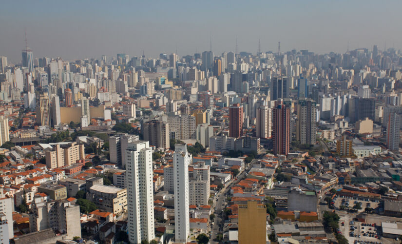 Vista aérea do bairro do Cambuci, em São Paulo