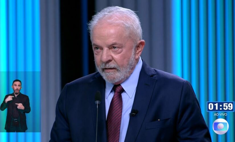 Lula em debate na TV Globo