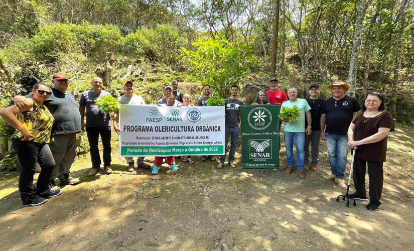 Agricultores de Igaratá encerram curso olericultura orgânica 