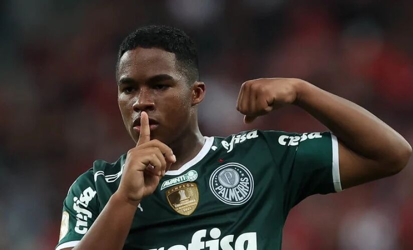 Agora são dois gols na conta do atacante Endrick no time profissional do Palmeiras