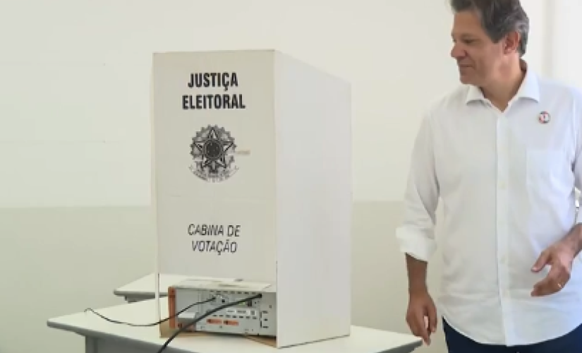 Haddad vota na capital paulista neste domingo