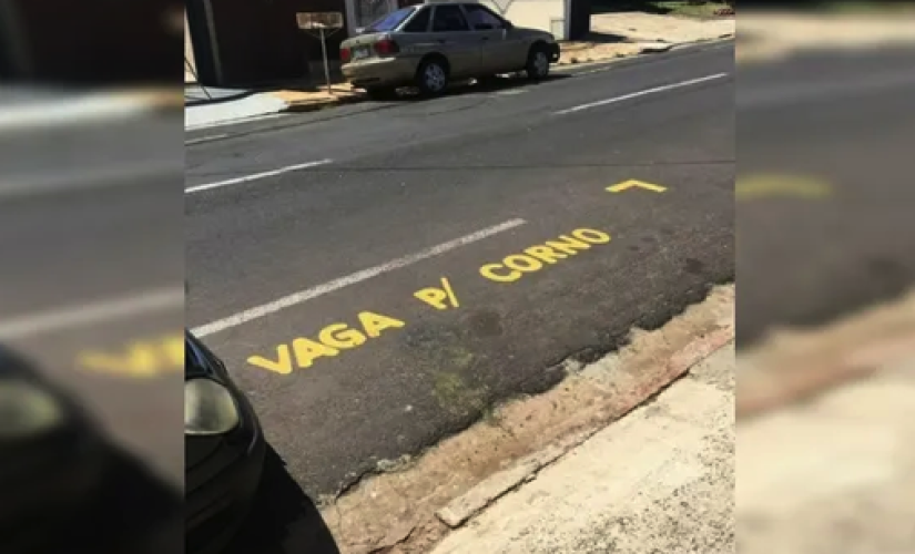 A Prefeitura da cidade afirma que pode aplicar multa pela criação da "vaga"