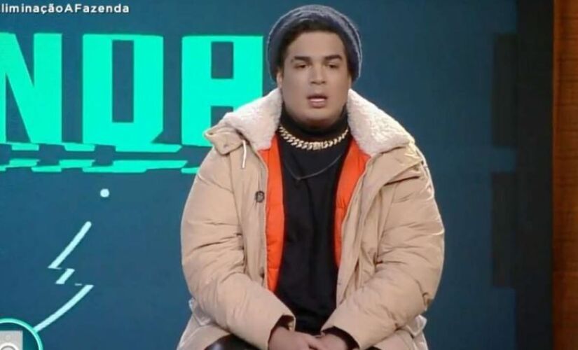 O ator Lucas Santos.