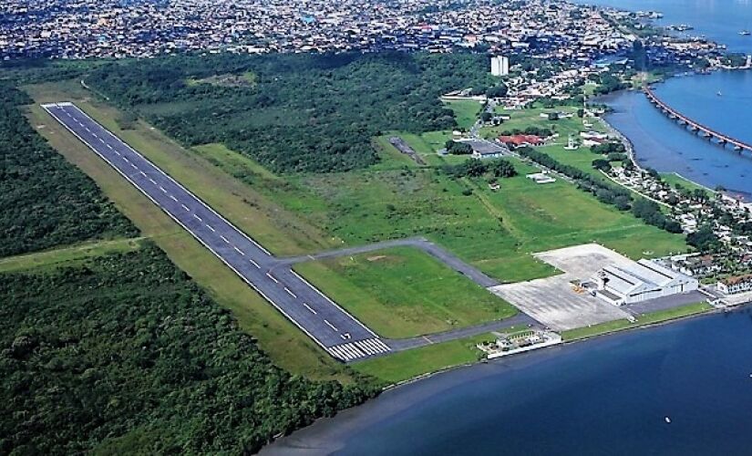 Expectativa é que no segundo semestre de 2023 comecem a operar os primeiros voos civis no Aeroporto Metropolitano de Guarujá